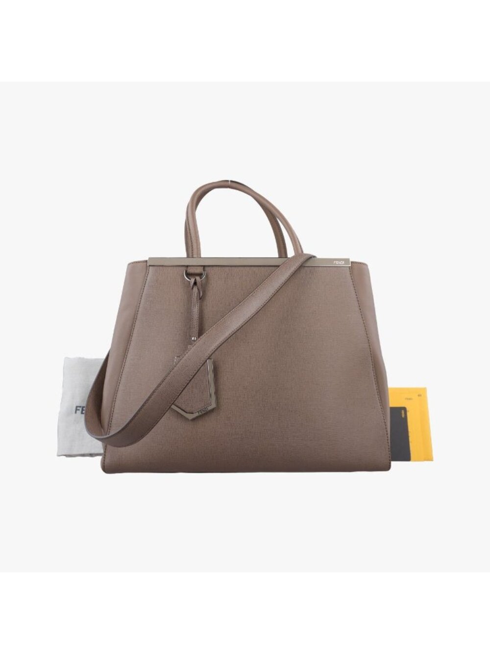 Fendi Toujours Brown Leather